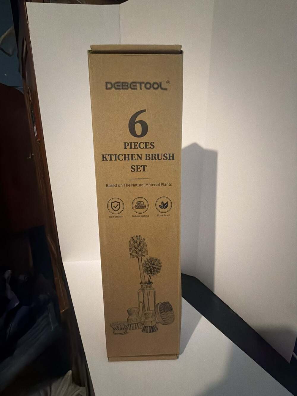 DEBETOOL 6 Pieces Kitchen Brush Set